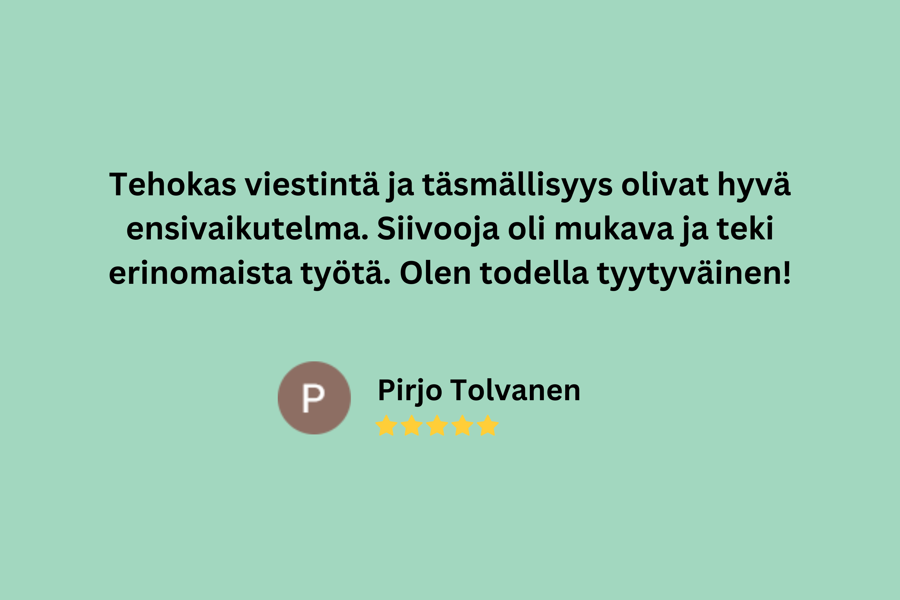 Ystävällinen omistaja, joka hoitaa asiat nopeasti ja tehokkaasti. Luotettava asiakaspalvelu ja todelliset ammattilaiset 👍 (8)